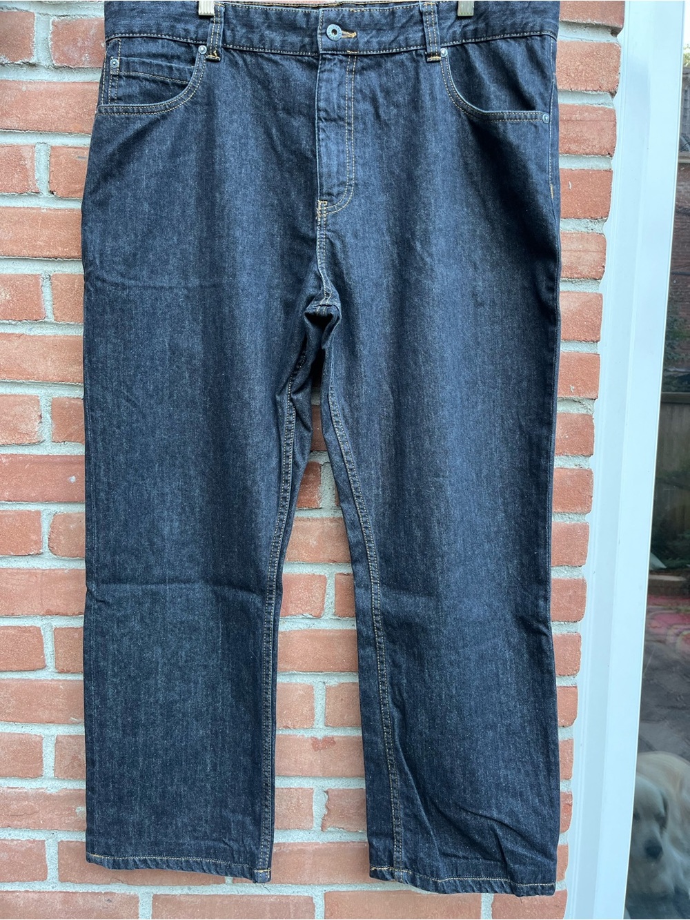 Timberland Men's Dark Blue/black Straight-Leg Jeans